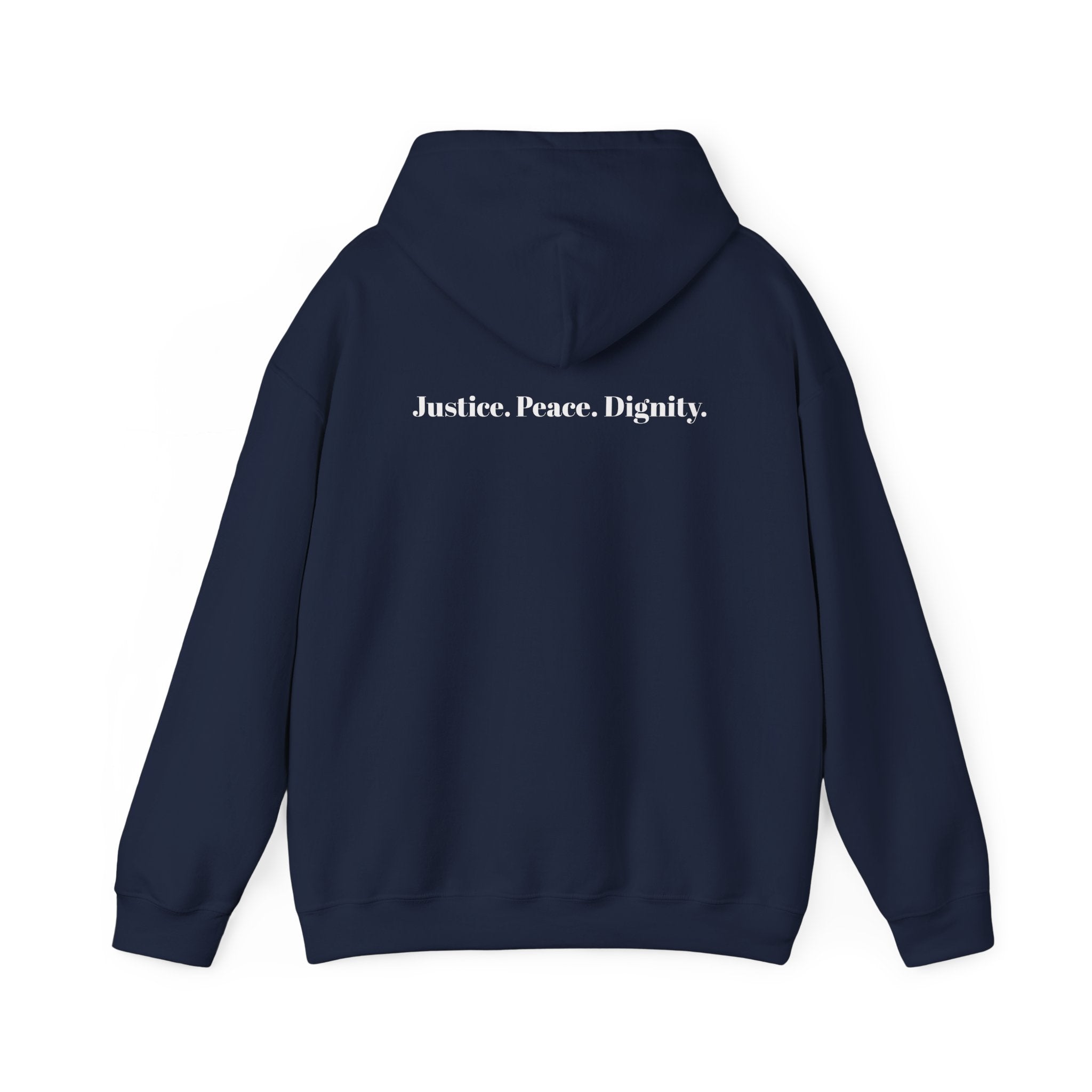 Solidarity Unisex Hooded Sweatshirt - Stand With People Of Af)g, Justice, Peace, Dignity, Activism, eco-friendly Wear, Comfortable hoodie