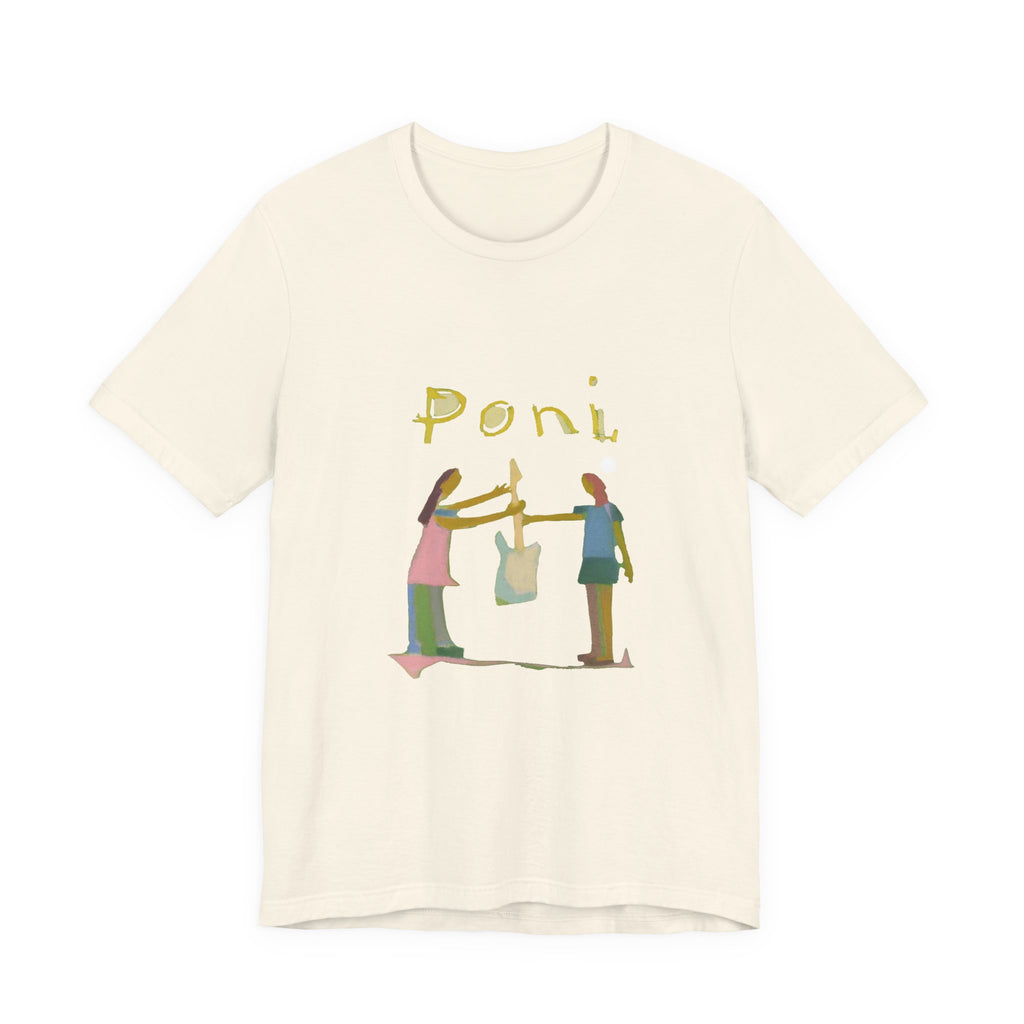Poni Friendship Graphic Tee, Unisex T-Shirt, Casual Everyday Wear, Gift for Friends,  Pure Art