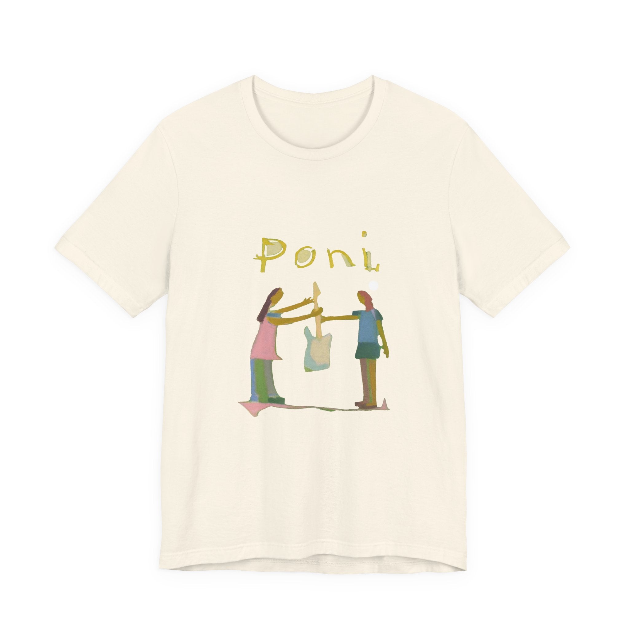 Poni Friendship Graphic Tee, Unisex T-Shirt, Casual Everyday Wear, Gift for Friends,  Pure Art