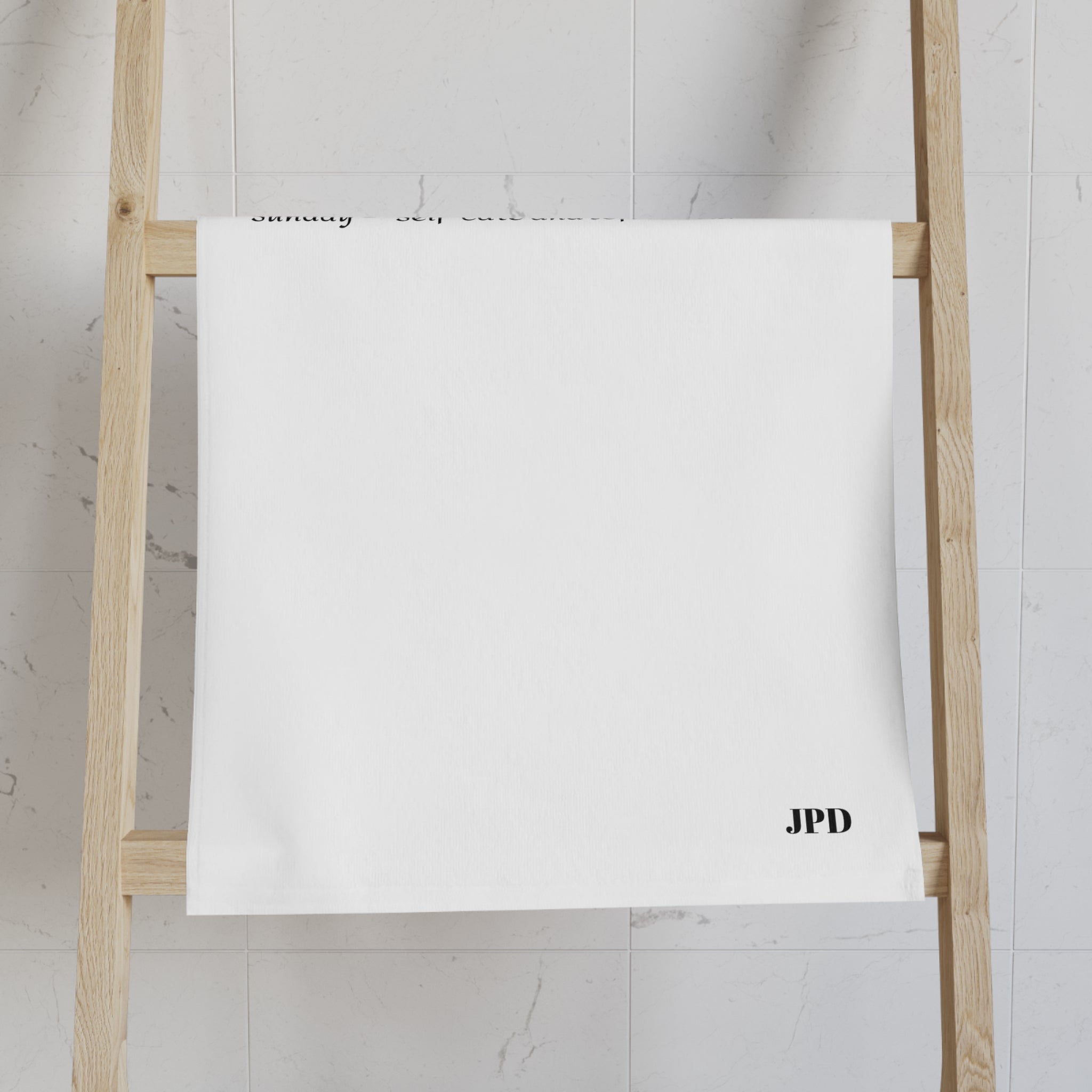 Funny Weekly Hand Towel Set, Motivational Kitchen Towel, Humor Towel, Unique Gift for Home, Self-Care Reminder Towel