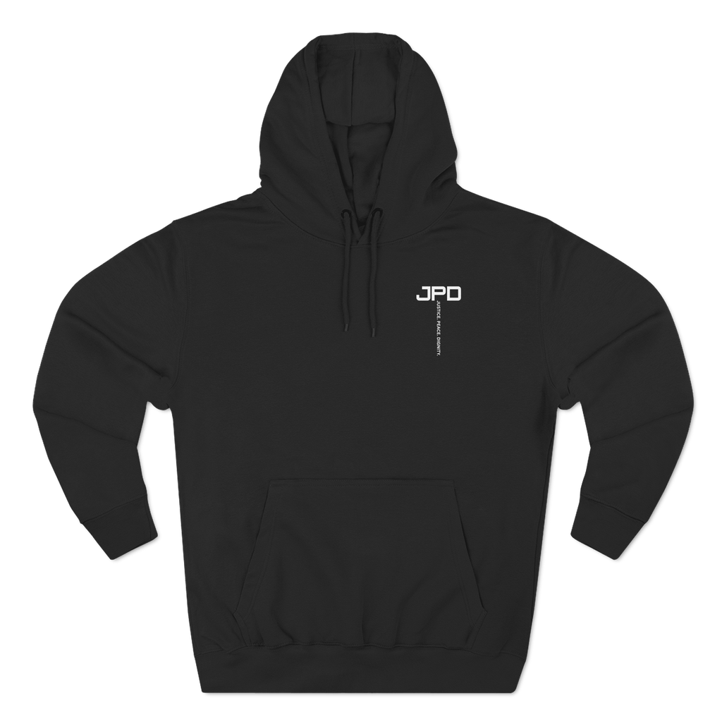 Cozy Three-Panel Fleece Hoodie, Casual Wear, Gift for Him, Comfortable Sweatshirt, Winter Wardrobe Essential