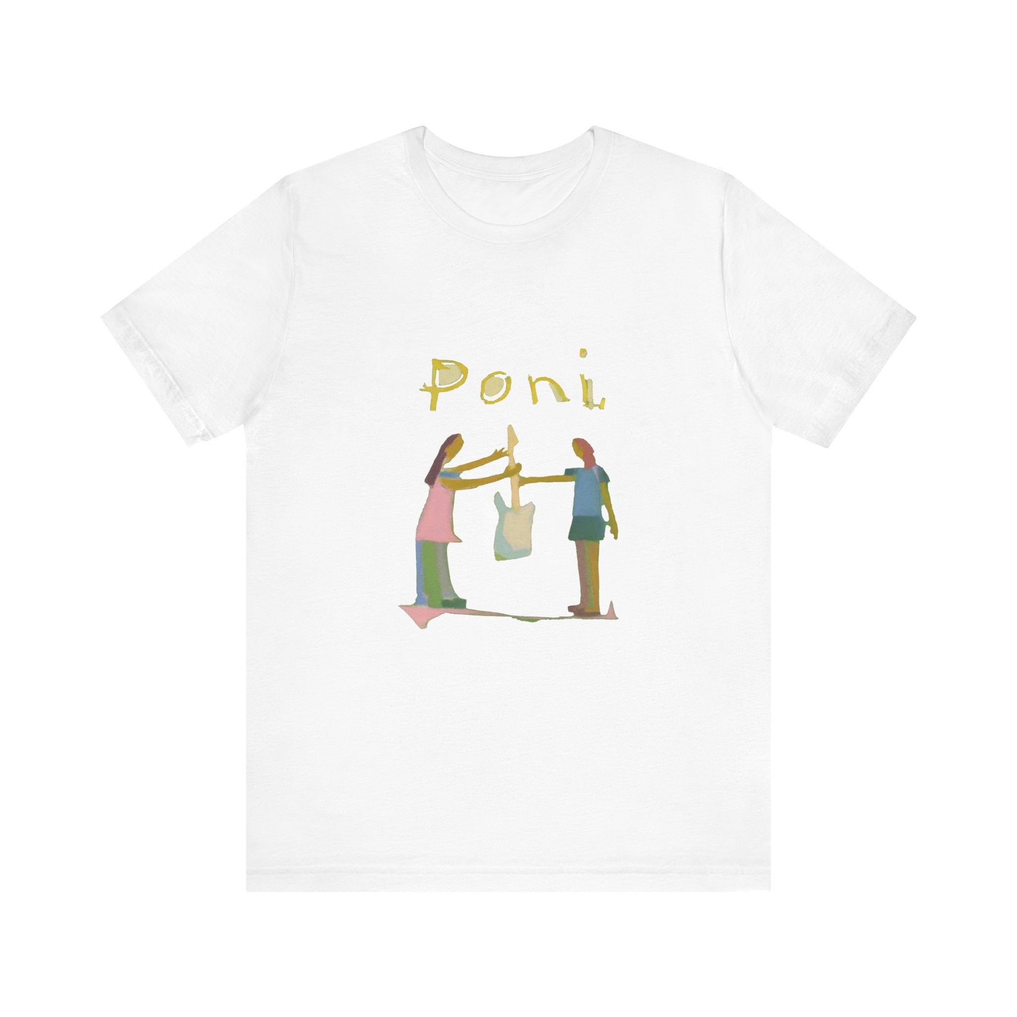 Poni Friendship Graphic Tee, Unisex T-Shirt, Casual Everyday Wear, Gift for Friends,  Pure Art
