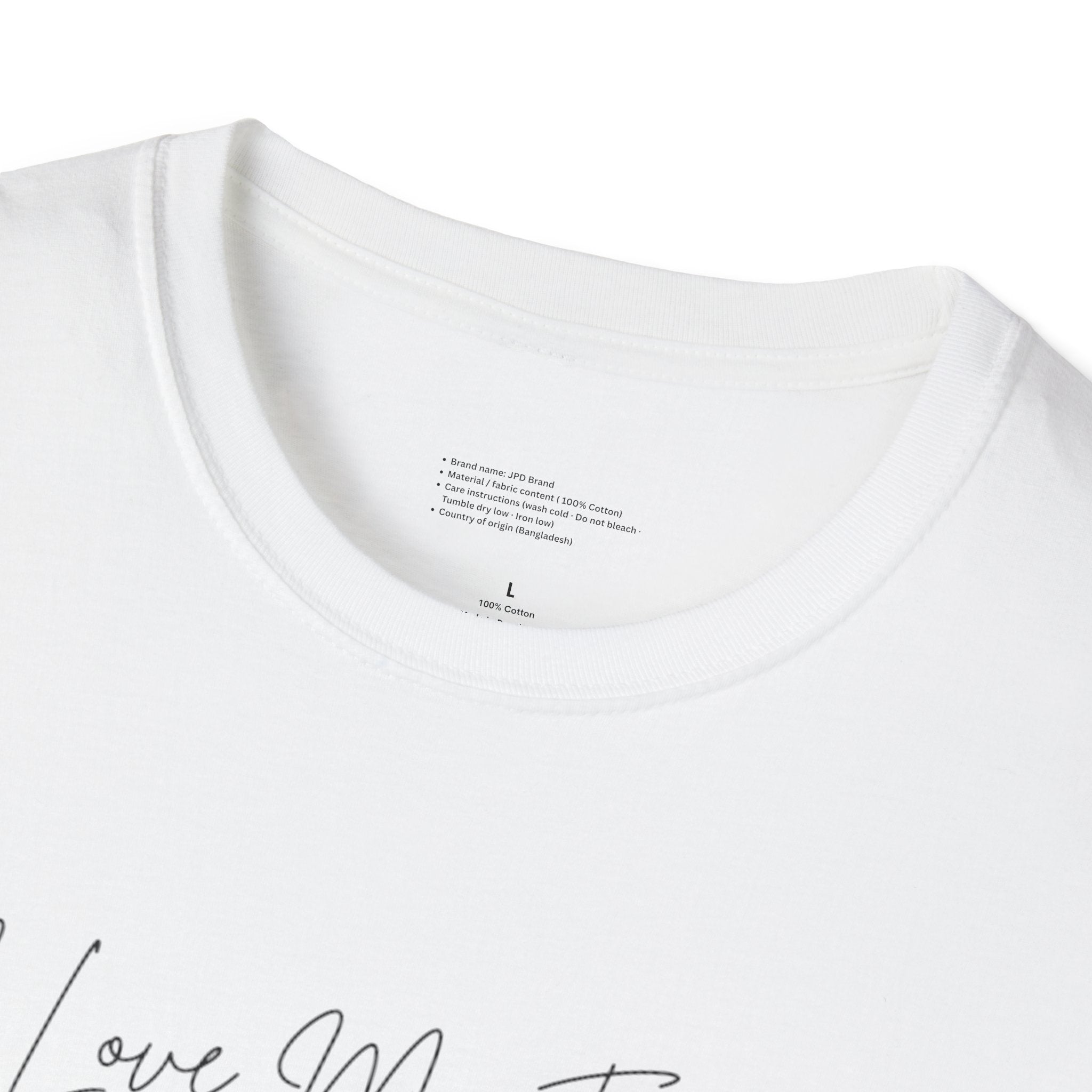 Unisex Softstyle T-Shirt | I Love My Family | Family Reunion, Gift for Mom, Casual Wear, Heartfelt Gift, Comfortable Tee