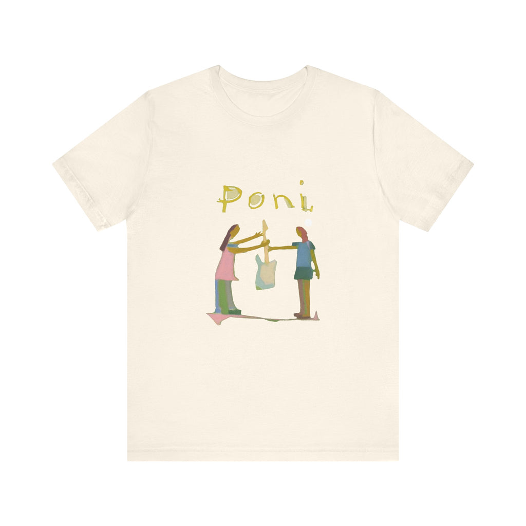 Poni Friendship Graphic Tee, Unisex T-Shirt, Casual Everyday Wear, Gift for Friends,  Pure Art