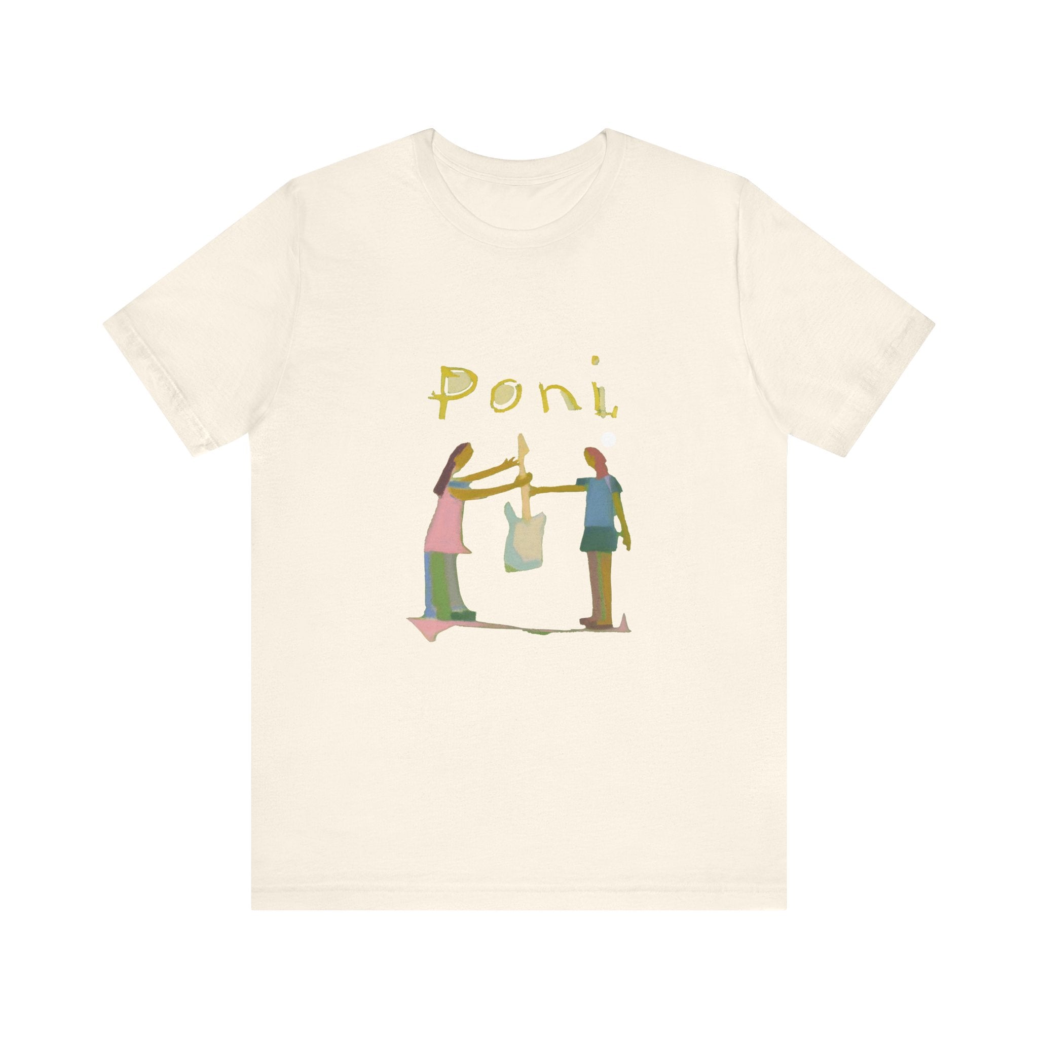 Poni Friendship Graphic Tee, Unisex T-Shirt, Casual Everyday Wear, Gift for Friends,  Pure Art