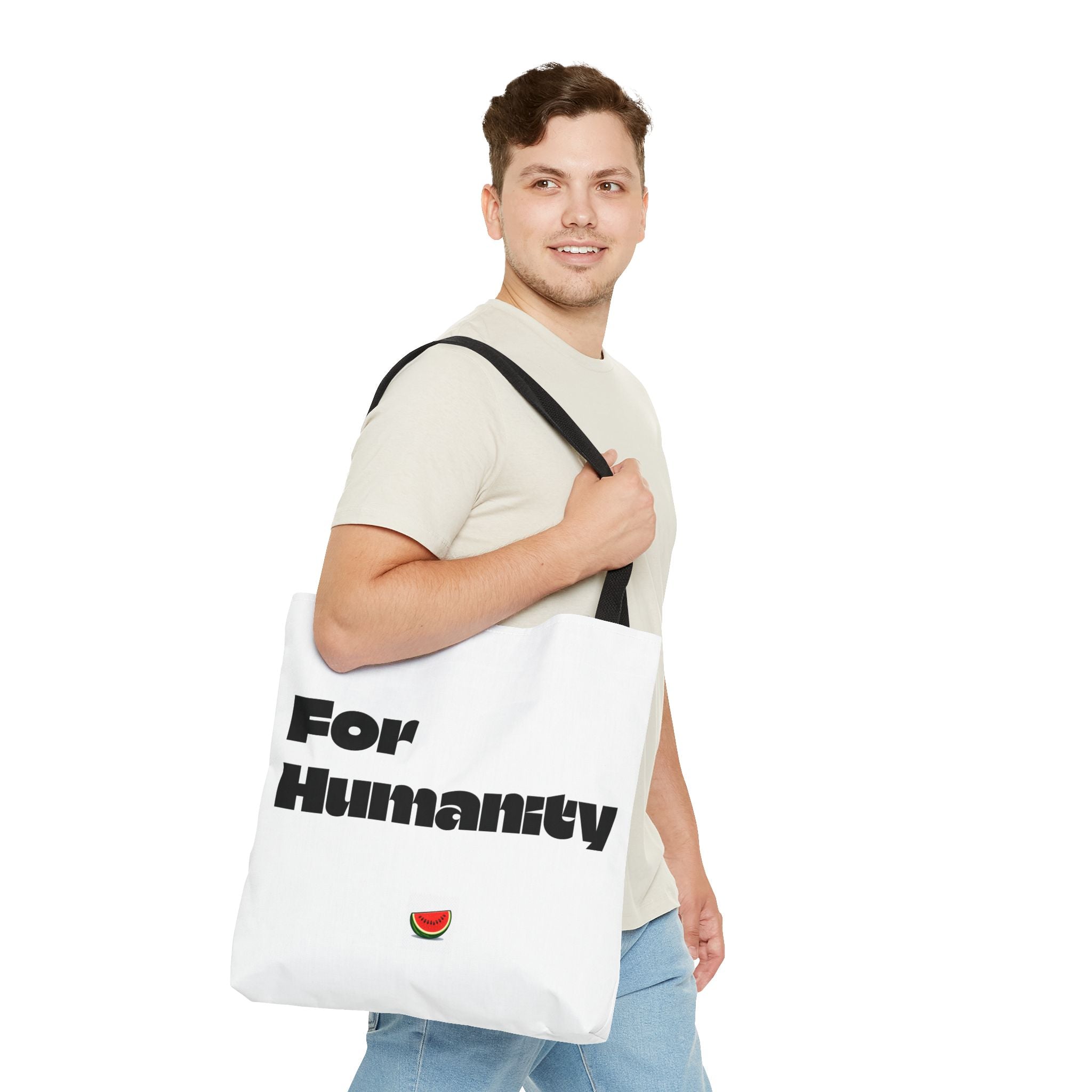 Humanity Tote Bag, Eco-Friendly Shopping Bag, Gift for Activists, Reusable Grocery Tote, Summer Accessories