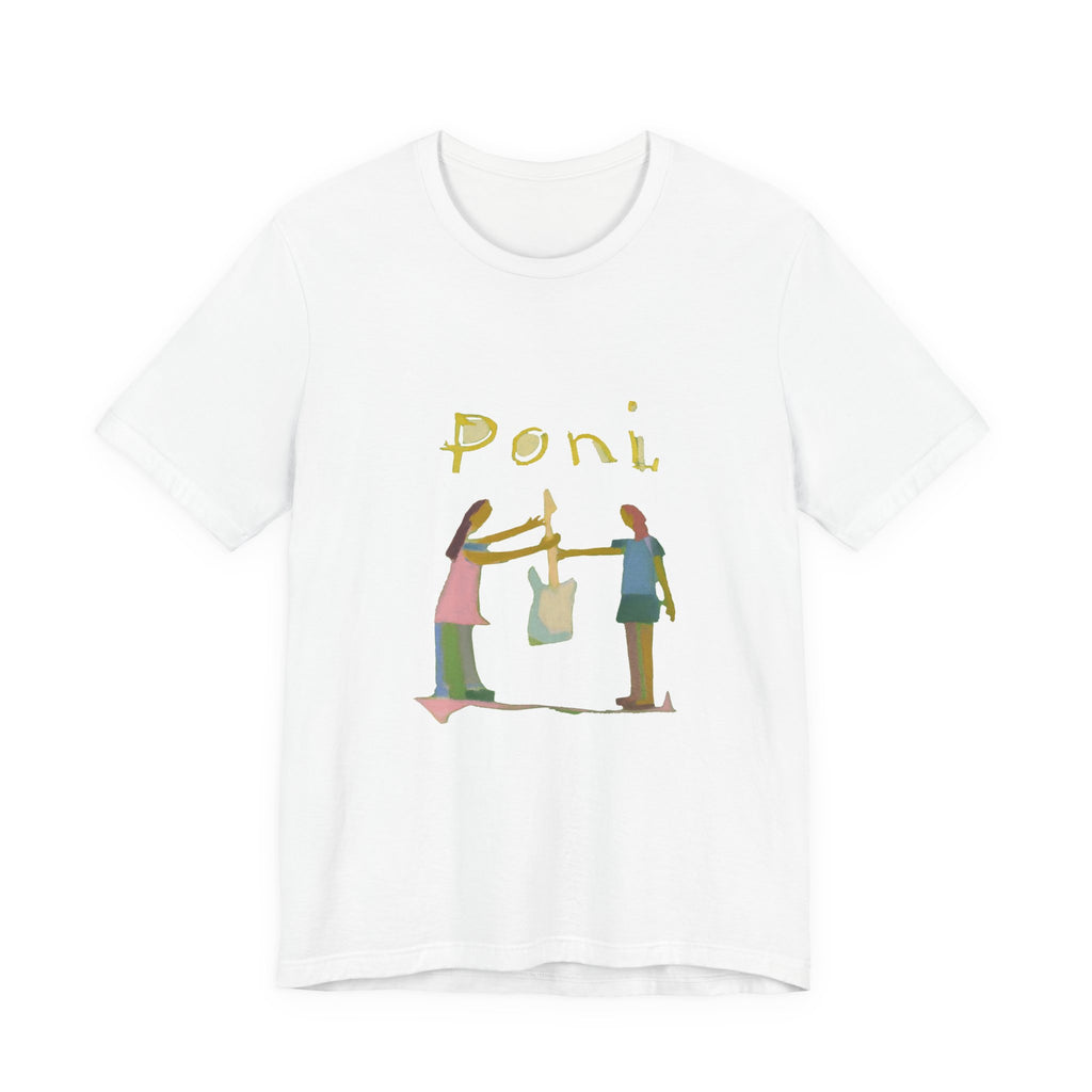 Poni Friendship Graphic Tee, Unisex T-Shirt, Casual Everyday Wear, Gift for Friends,  Pure Art