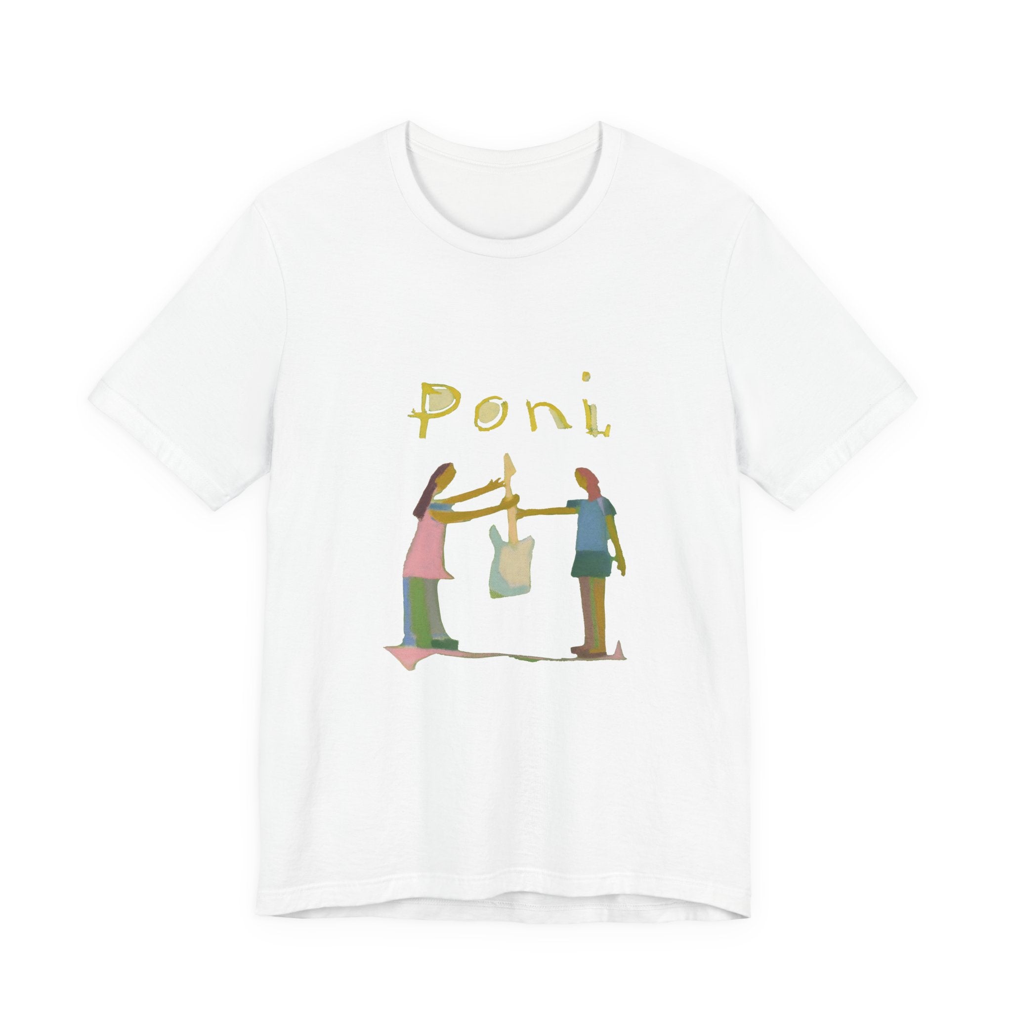 Poni Friendship Graphic Tee, Unisex T-Shirt, Casual Everyday Wear, Gift for Friends,  Pure Art